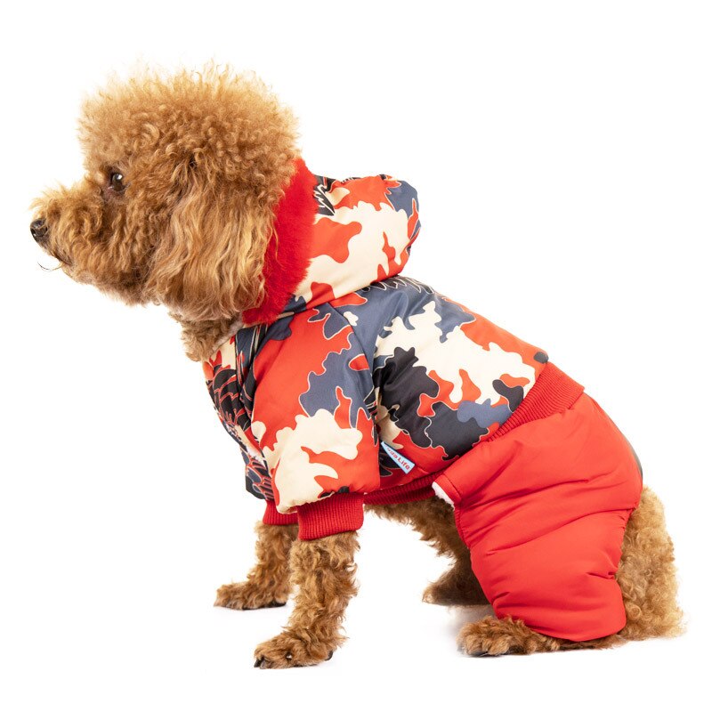 Kall vinter xxl hunddräkter butik på husdjur jumpsuit för tax shih tzu mops yorkie små djurkläder produkter