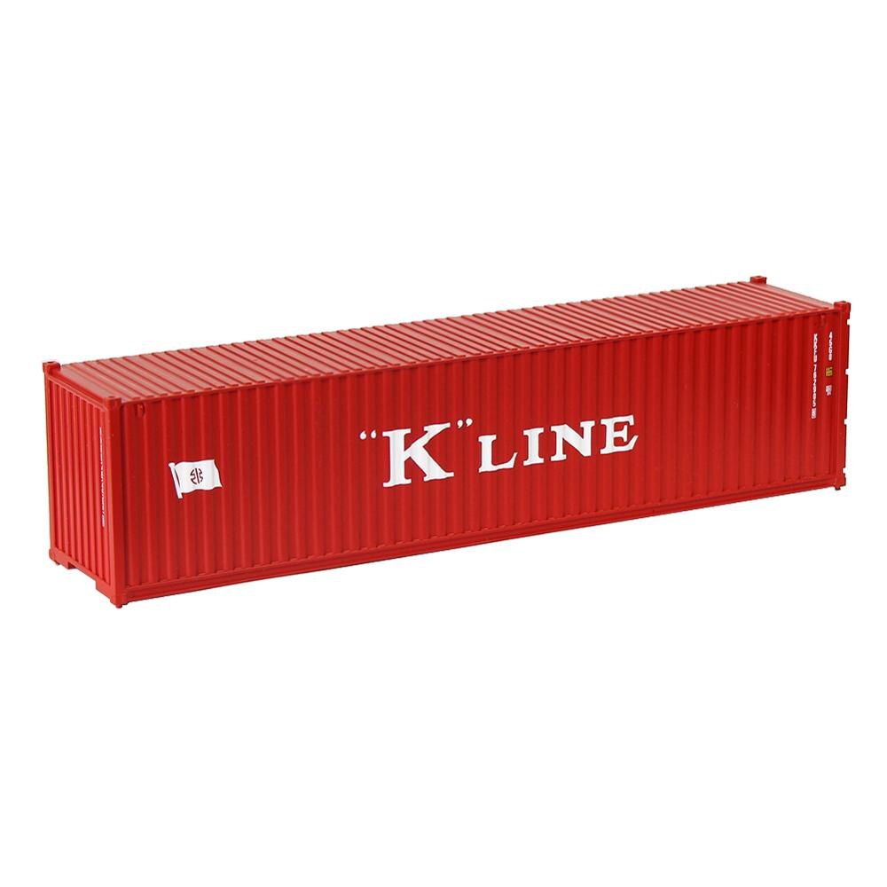 1pc HO Scale Model Train 40" Container 40ft Container Freight Car 1:87 Railway Modeling Layout: KLINE