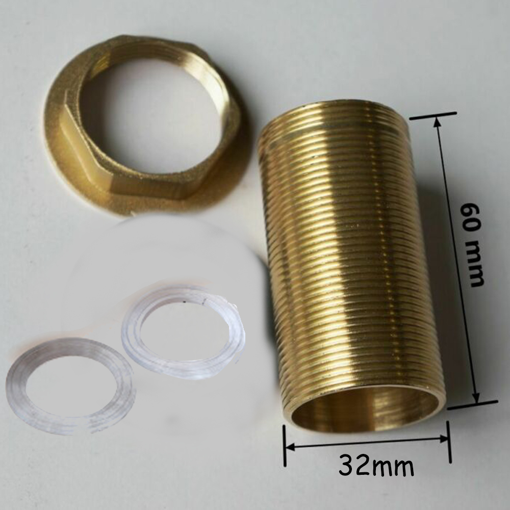 Kit de réparation de robinet mitigeur de lavabo de cuisine, écrou de Tube en laiton fileté, pièces d'installation, écrou d'environ 32mm