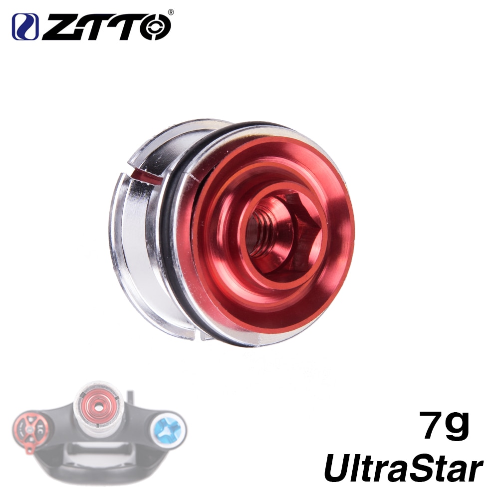 Ztto Racefiets Vork Steerer Headset Ultralight Ster Moer Expansie Schroef Expander Plug Compressie 1 1/8 "Buis Fiets Onderdelen