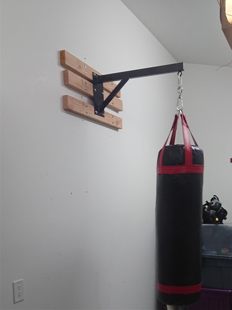 Zauberstab Montieren Boxsack Halterung Schwere Sandsack Stahl Aufhänger schwer Pflicht Boxen Taschen Rahmen Fitness 30/40/50/60cm Stand