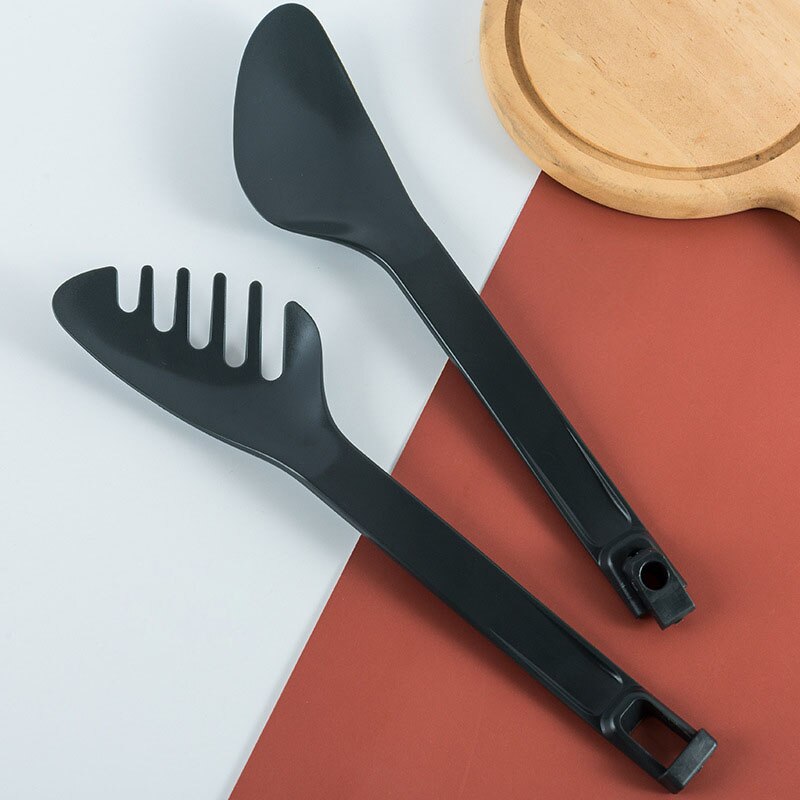 Pinzas de comida de Material para PC, cuchara para ensalada, accesorios para hornear, artículos para el hogar, utensilios de cocina, pinzas para pan