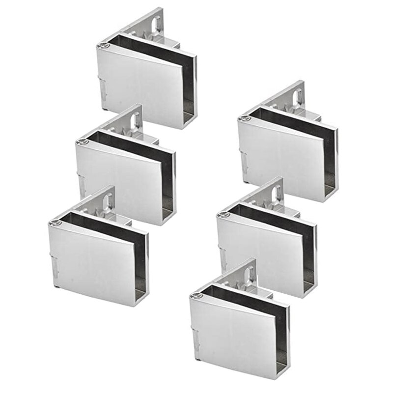 6 Pack Glass Door Hinges Glass Cabinet Door Hinge Glass Wine Cabinet Hinge Glass Display Hinge: Default Title