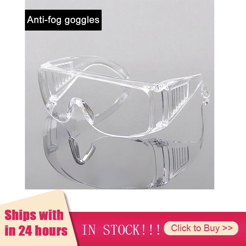 2/5/10PCS PC-Safety Glasses Eye Protection Anti-Dust&amp;Shock Goggles Transparent Eyepiece Chemical Gafas Proteccion In stock