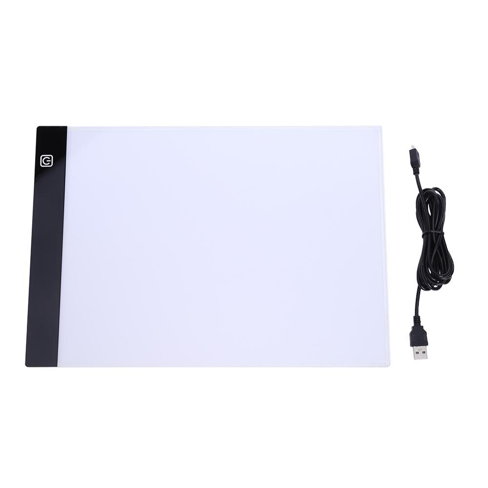 Dimbare LED Grafische Tablet Schrijven Diamant Schilderen Tool Lichtbak Pads Digitale Tekening A4 Kopie Tablet Daimond borduren: a4 led light box