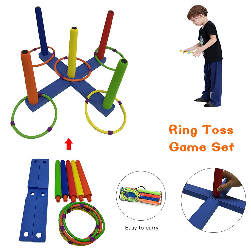 Cirkelen Game Set-Speelse Speelgoed Voor Grappige Sport Games Verbeteren Hand Oog Coördinatie-Family Fun Games Ring Toss game Set #30