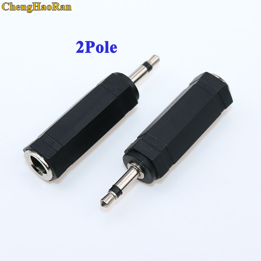 ChengHaoRan 2Stck Männlichen zu 6,5mm Weibliche 3,5 stecker zu 6,35 Jack Mono Stereo Lautsprecher Audio- Adapter konverter für telefon PC Notizbuch: Lavendel