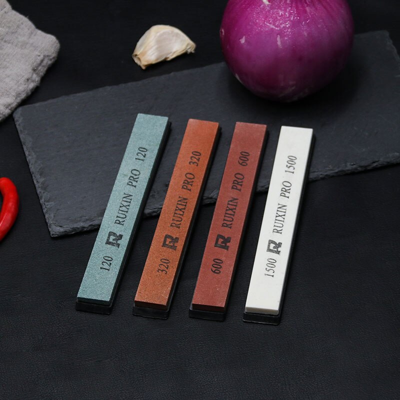 Sharpening Stone Diamond Bars Knife Sharpener Whetstone Grinding Kitchen Tools Accessories Gadgets wet ruixin water 3/5 Sets