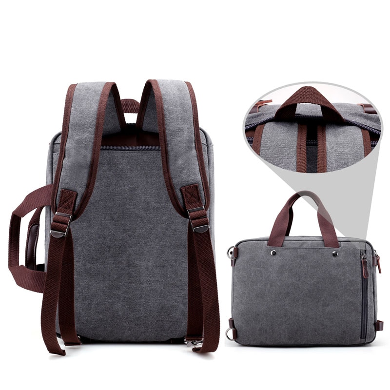 Men Canvas Briefcase Business Laptop Handbag Large Messenger Shoulder Bag Big Casual Male Tote Back Bags Travel Suitcase XA162ZC