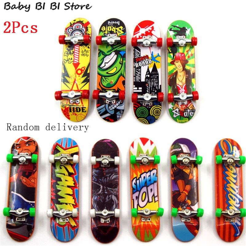 10 stk  / 2 stk fingerboard tech truck mini skateboards legeret stent fest favoriserer: 2 stk mini skateboard