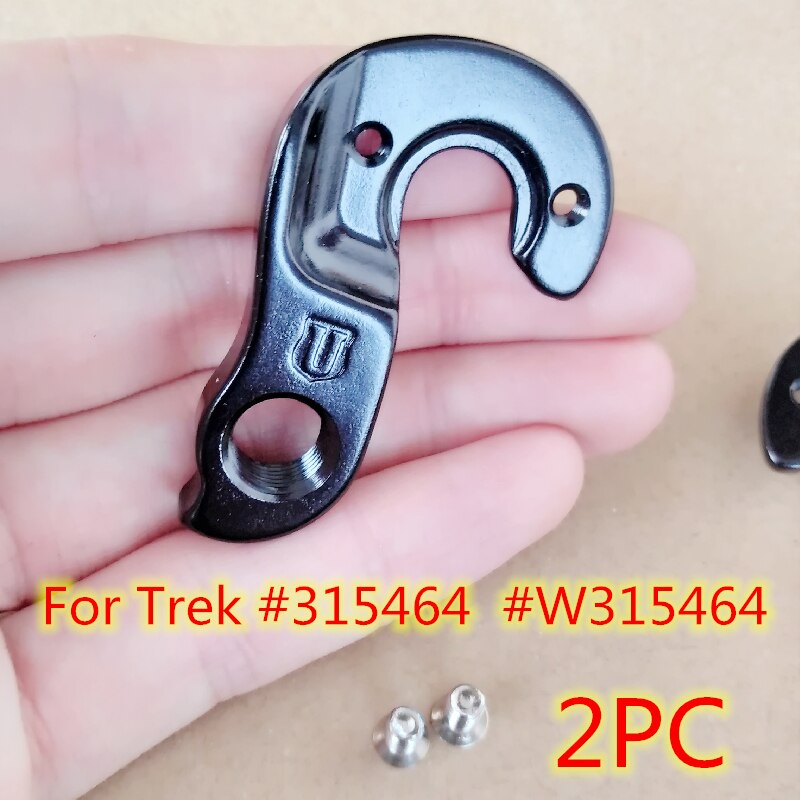 Fiets Derailleur Hanger Zwarte Fiets Staart Derailleur Haak Fiets Achterstaart Derailleur Haak Aluminium Achterderailleur Hanger Compatibel met Trek