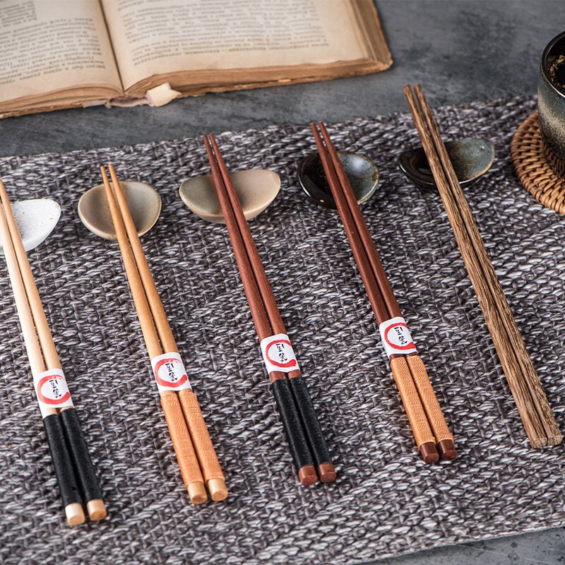 Koreańskie pałeczki pałeczki robić Sushi palillos chinos bagietka chinoise ręcznie robione japońskie drewniane patyczki zastawa stołowa