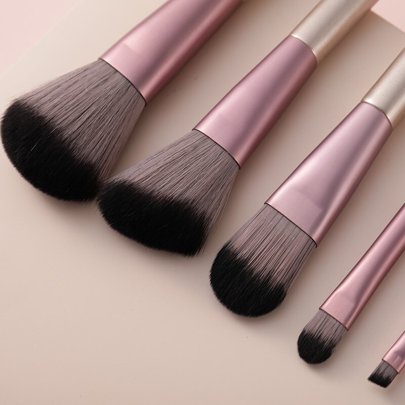 Set van 9 make-upkwasten, foundation, blending, poeder, oogschaduwkwast, make-upset, zachte make-upkwasten, cosmetische tools