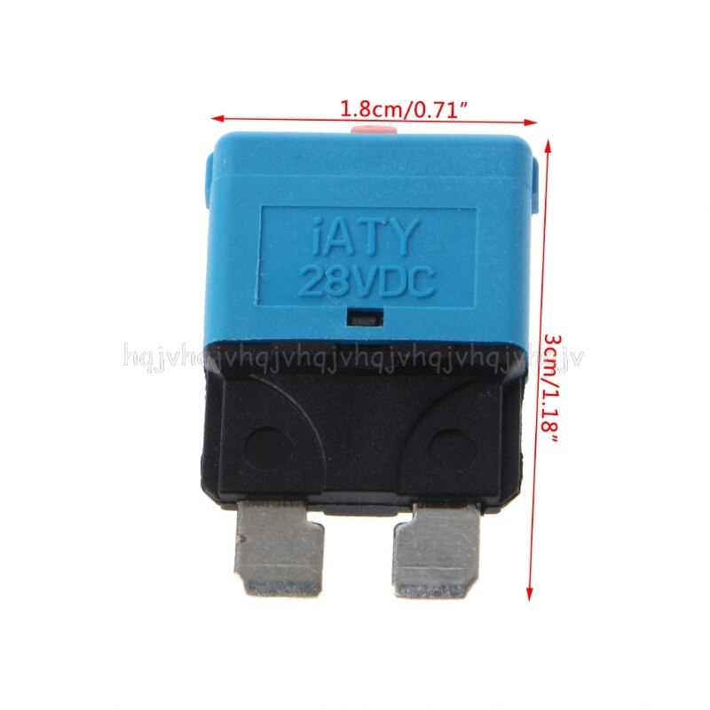Disjoncteur lame fusible 28V réarmable 5-30A Marine rallye automobile JUL04