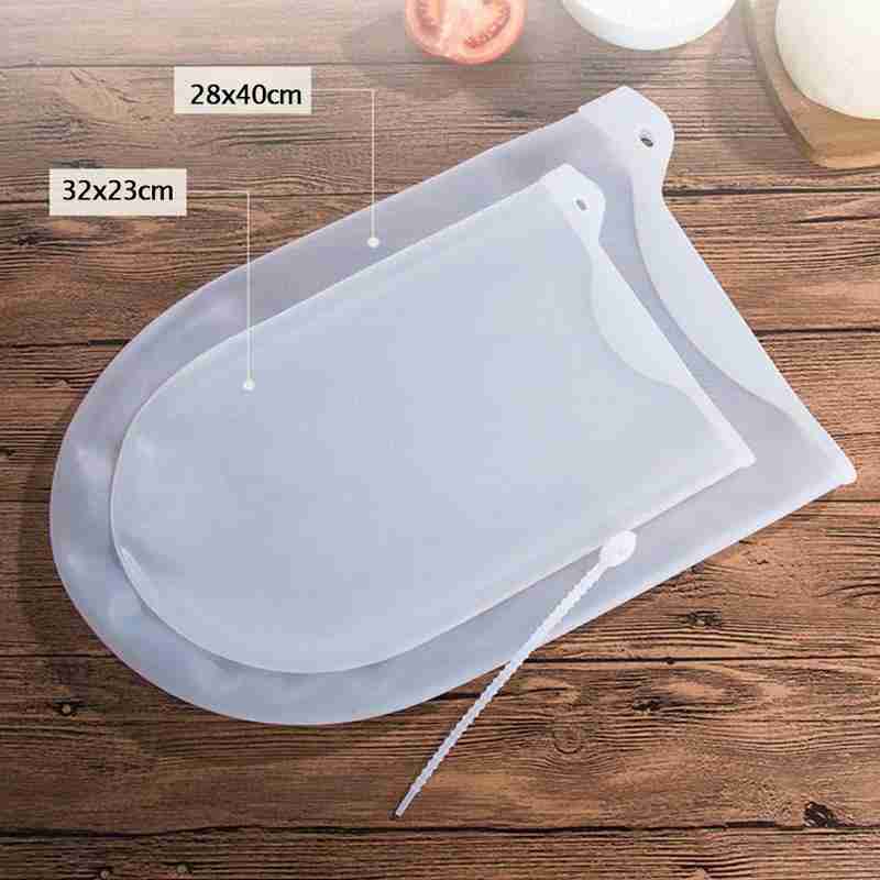 Siliconen Kneden Zak Meel Mixer Tas Herbruikbare Koken Brood Deeg Voor Pizza Gadget Keukengerei Mixer Gebak N1A4