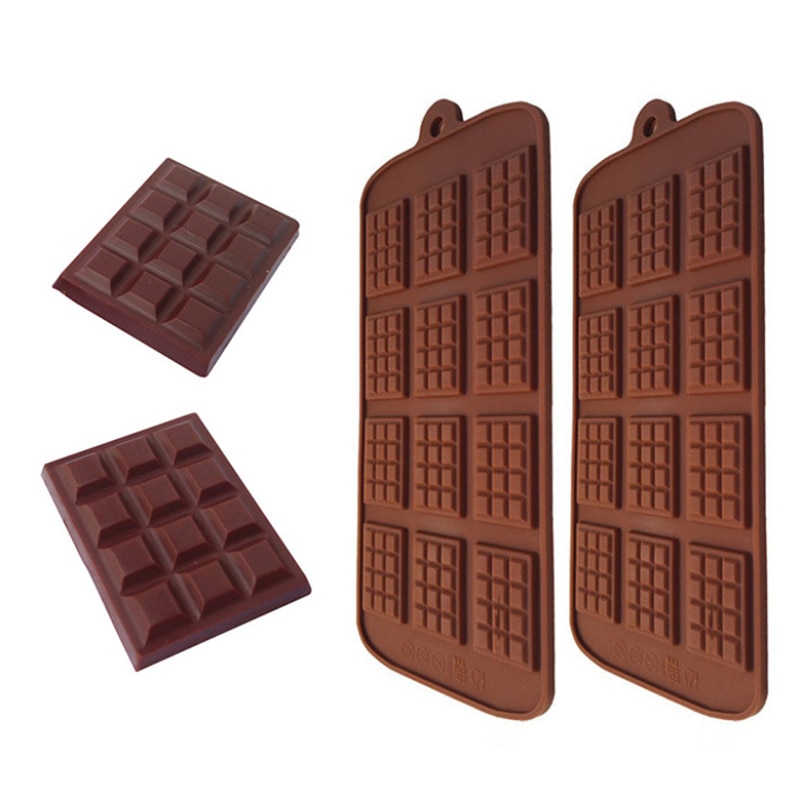 Siliconen Mini Chocolade Blok Bar Mould Mold Ice Tray Cake Decorating Bakken Cake Jelly Candy Tool Diy Mallen Keuken Tool