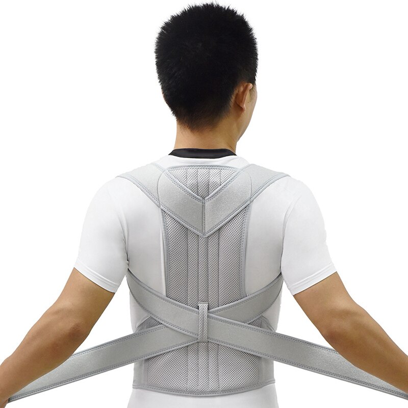 Back Support Belt Men Women Adjustable Posture Corrector Lumbar Back Support Brace Breathable Poor Posture Correction Belt