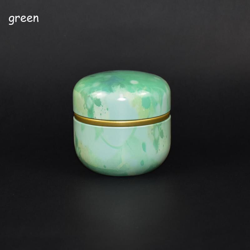 Draagbare theeset voor op reis, huishoudelijke verzegelde theepot, chinese stijl, multifunctionele metalen theedoos met deksel: Groente