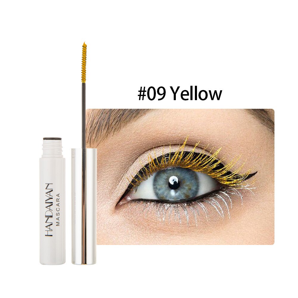 1pcs Color Mascara Waterproof 4d Silk Fibre Express Mascara Long-lasting Curling Lengthening Color Mascara 5ml: 9