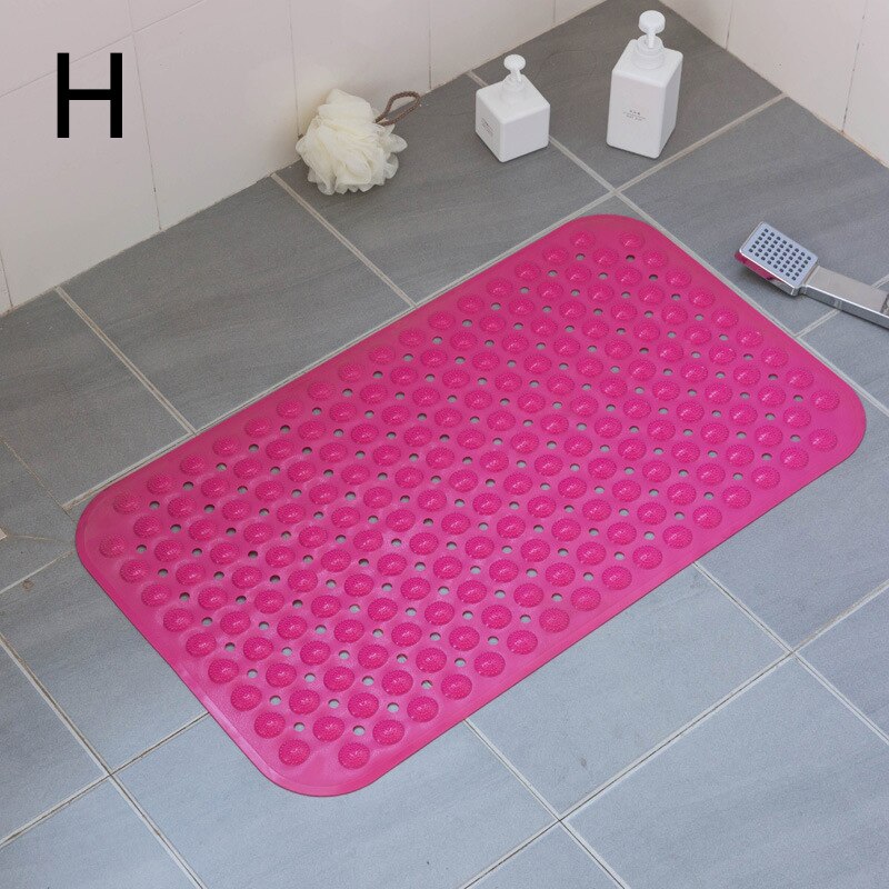 Long PVC Bath Mat Massage Bathroom Rugs Safety Anti Slip Shower Bathtub Mat Suction Cup Floor Mat Foot Pad 40x100cm