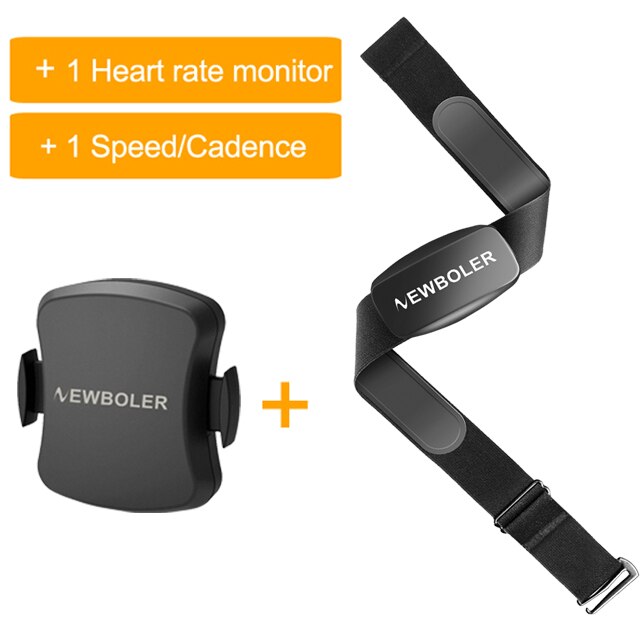 ANT+ &amp; Bluetooth 4.0 Heart Rate Sensor Monitor Chest Strap Bike GPS Computer Bicycle Wahoo Garmin Zwift Strava iGPSPORT Bryton: 1 H1 and 1 sensor