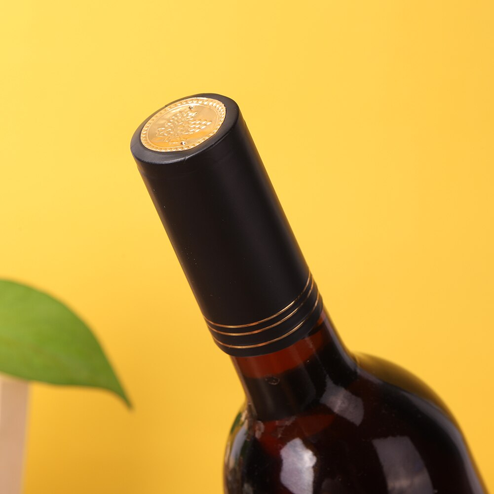 Capsules thermorétractables pour bouteille de vin rouge, 50 pièces, Film d&#39;emballage hermétique pour boissons alcoolisées