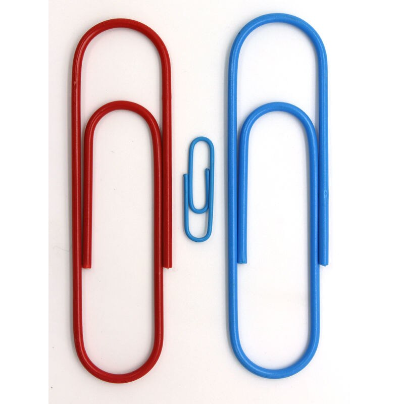 Clips de papel de colores variados, Clip de Metal grande para estudiantes, accesorios de oficina, marcador, 12 unids/lote, 100MM