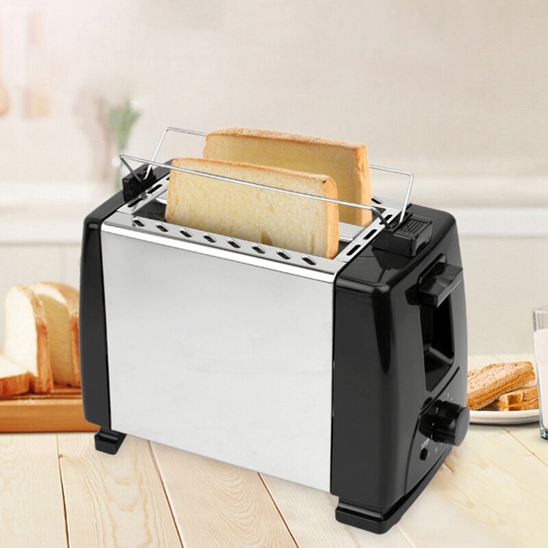 600W Electric Toaster Maker Electrical Grill Automatic Sandwich Breadmaker 2 Slices Breakfast Maker Us Plug
