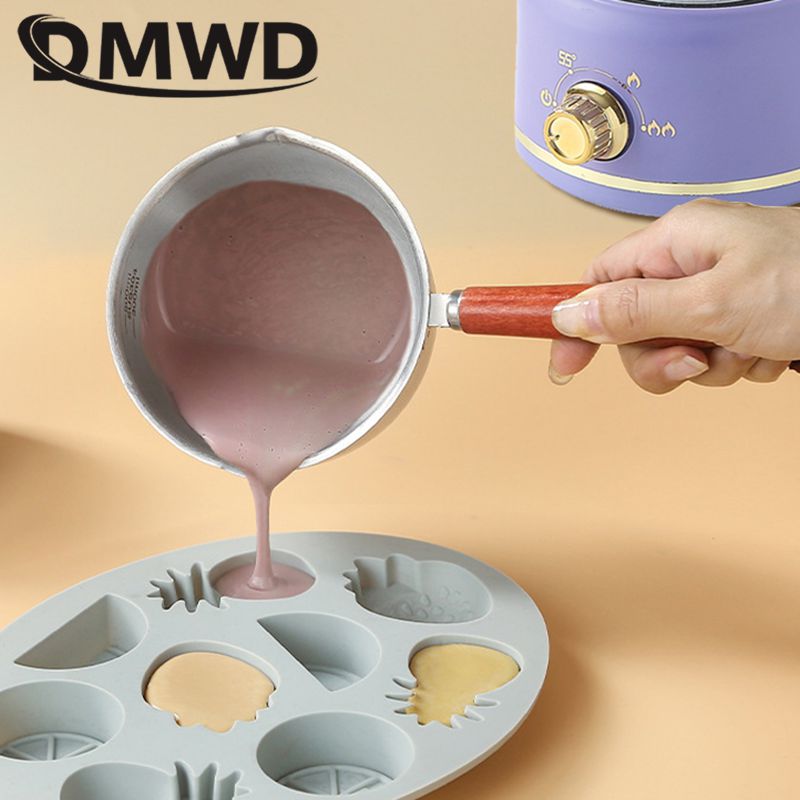 Mini Electric Stove Thermostatic heating furnace Tea warmer Coffee Milk Heater Wax/Chocolate melting Machine Stainless steel Pot