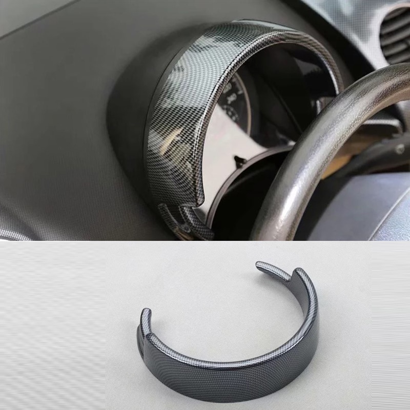 Apto para Volkswagen escarabajo 2003 1PC ABS del tablero de instrumentos del coche decoración Control Central cubierta para coche, moldura embellecedora de estilo