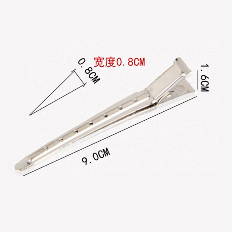 Juego de horquillas para peluquería de salón , pinzas de acero inoxidable para el pelo, herramientas de estilismo para el cabello, pasadores artesanales, accesorios para sombreros, 10 Uds.