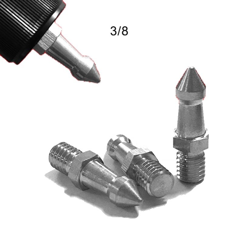 Tripod Spikes 3/8 1/4 M8 Inch Camera Spike Accessory Foot Screw for Gitzo Benro Monopod Tripod Photography 2PCS Stainless STEEL