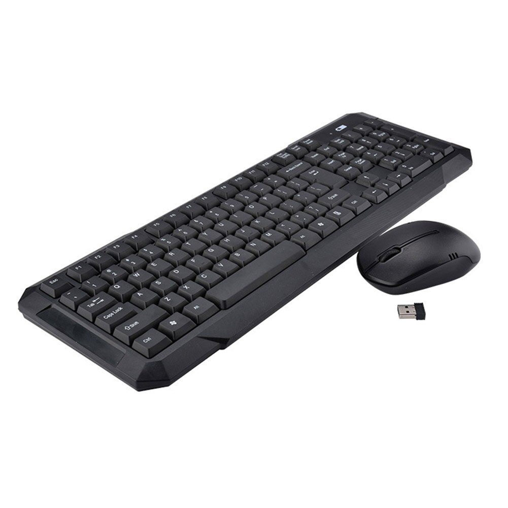 2.4G Wireless Keyboard Mouse Combo with USB Receiver for Desktop Computer PC Laptop ND998: Default Title