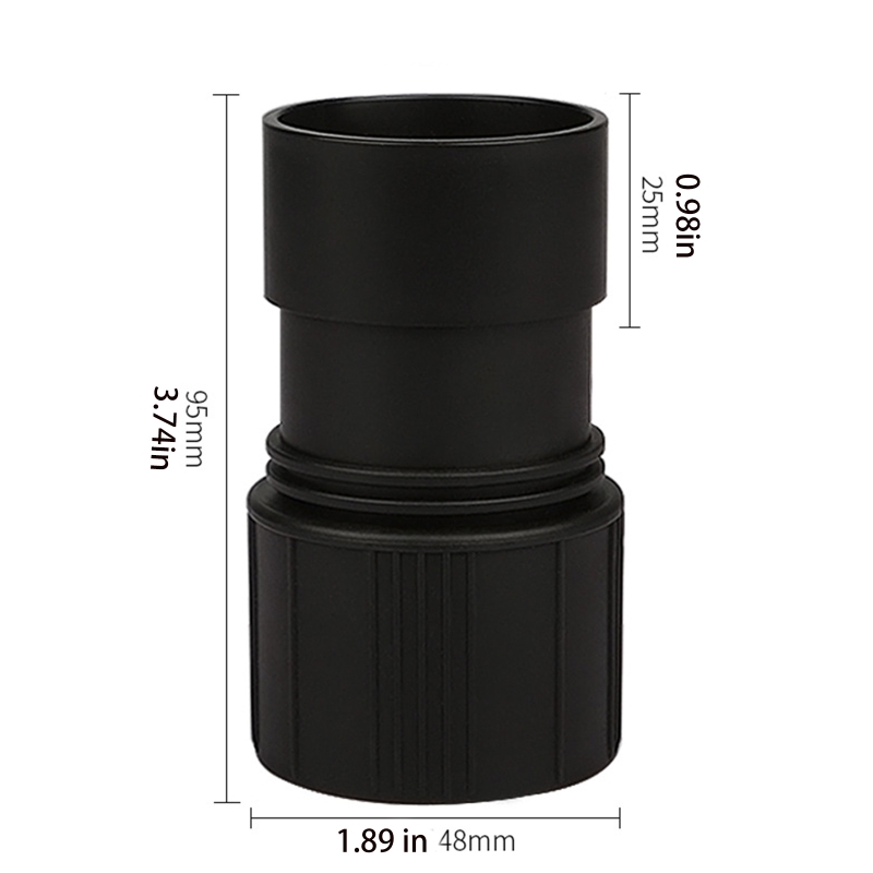 Industriële Stofzuiger Slang Adapter Vacuüm Slang Accessoires Adapter Connector Voor 40Mm Tot 48Mm Stofzuiger Slang