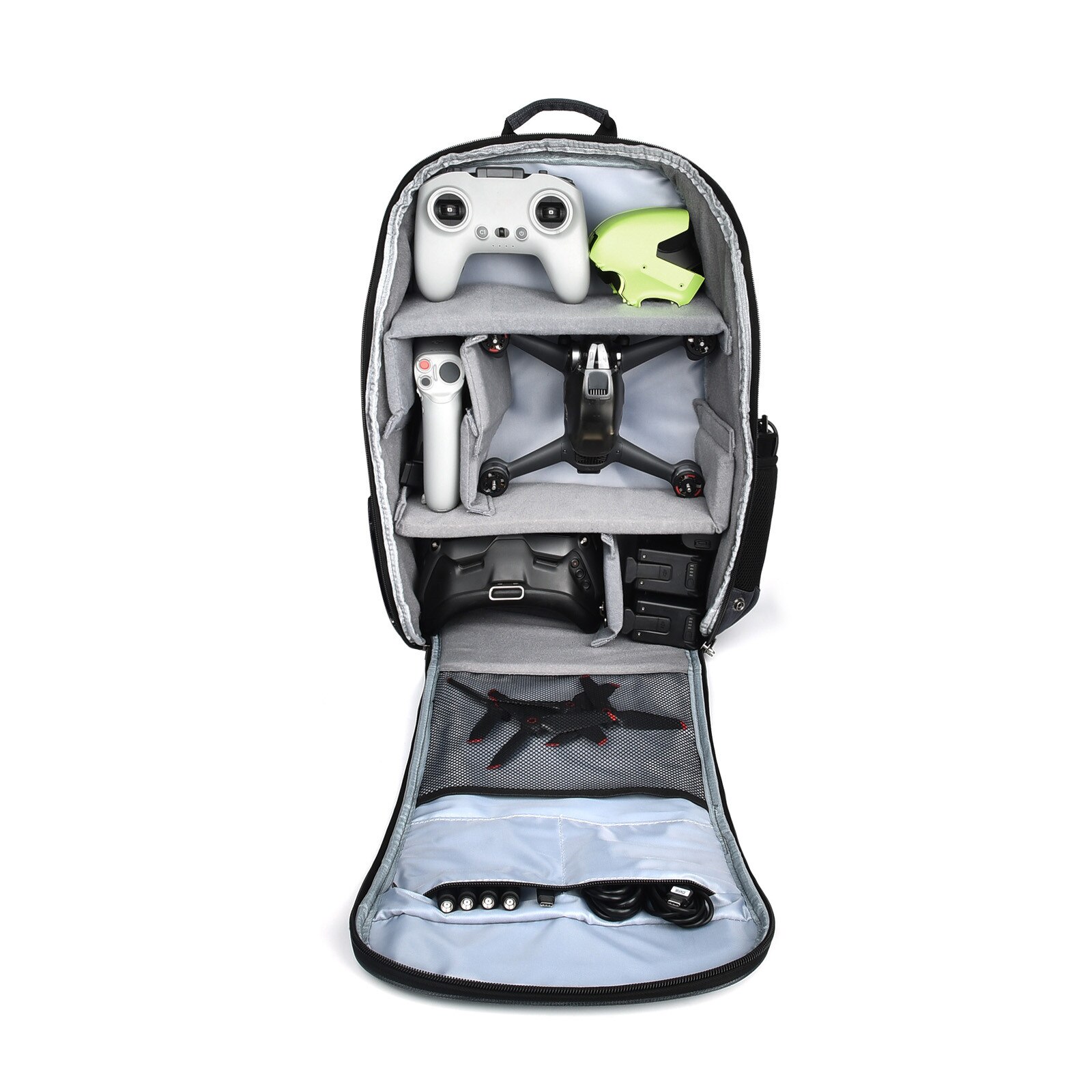 Plecak wodoodporna torba dla DJI FPV Combo akcesoria zdalny uchwyt kontrolkowy przenośny pojemnik dla DJI FPV Combo warkot nylon: czarny