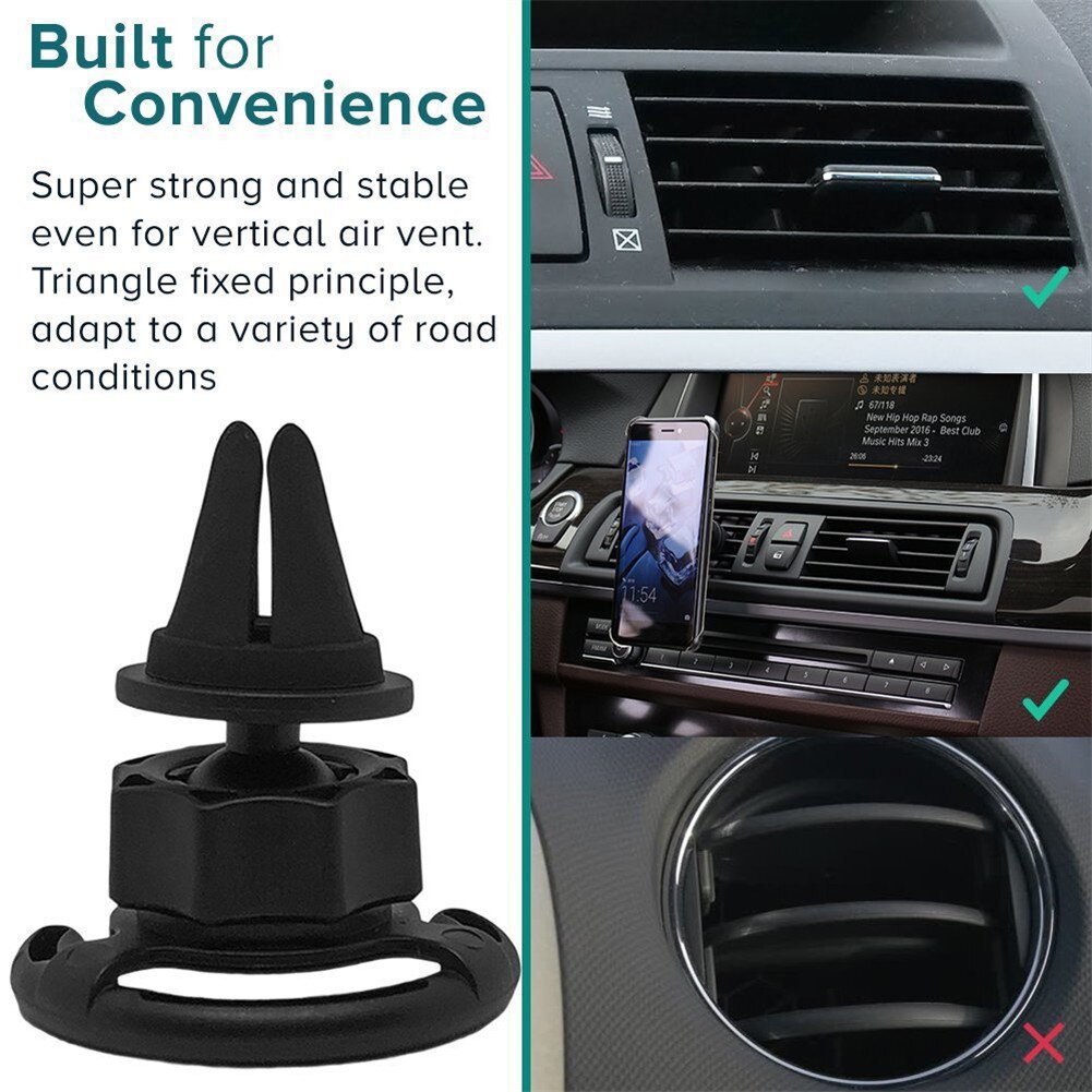 Car Mount Clip Air Outlet 360 Degrees Rotation Por... Grandado