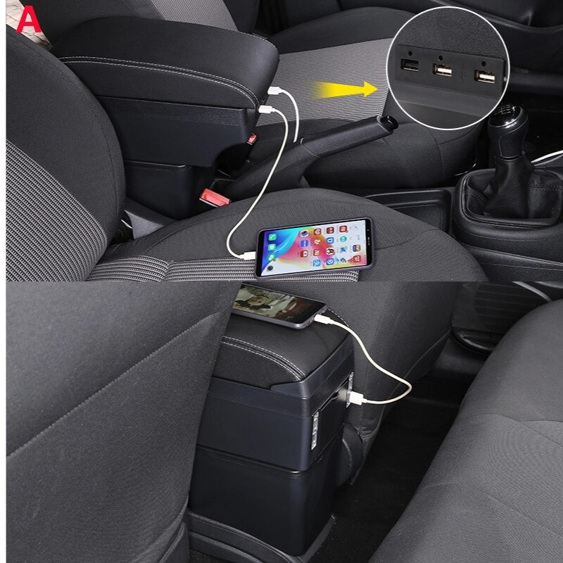 Dla Suzuki Vitara podłokietnik części robić modernizacji dedykowany podłokietnik samochdoowy centrum pudełko robić przechowywania samochód akcesoria wnętrze USB łatwy w instalacji