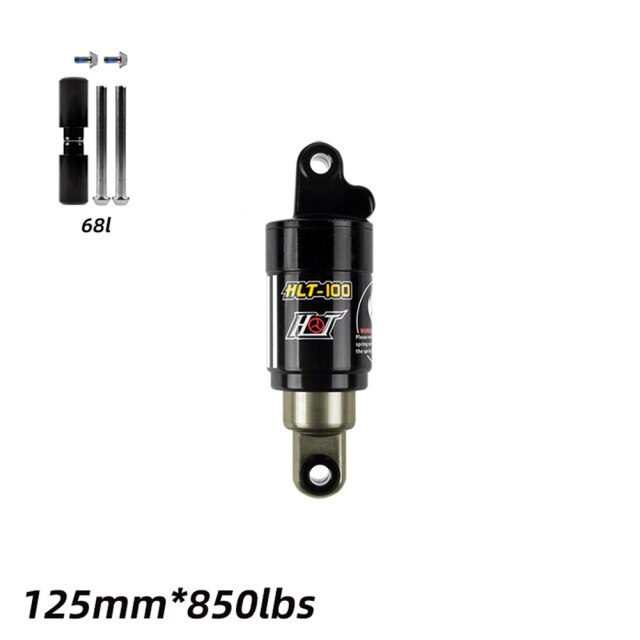 HLT-100 Suspension Shock Mountain Bike MTB Air Rear Shock Bicycle Aluminum: 125mm 850bl 68L