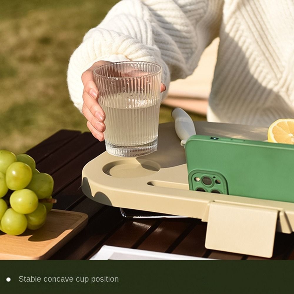 Foldable Outdoor Storage Box Waterproof Camping Table Picnic Basket with Flip-Top Lid Large Capacity Sundries Basket Camping