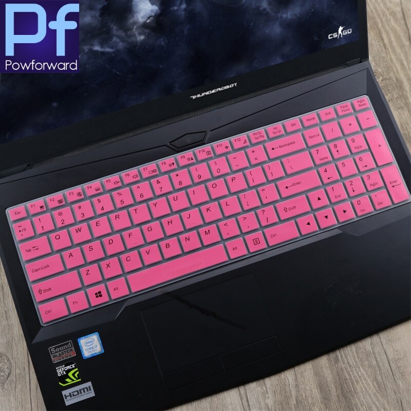 Silicone Laptop Keyboard Cover - Ultra-thin, Waterproof, Dustproof Skin for Gigabyte AORUS 5 Gaming Notebook 15-15.6 inch