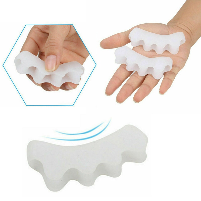 1 Pair Silicone Straightener Separator Gel Toe Bunion Spreader Corrector Cushion Tools Foot Thumb Valgus Protector