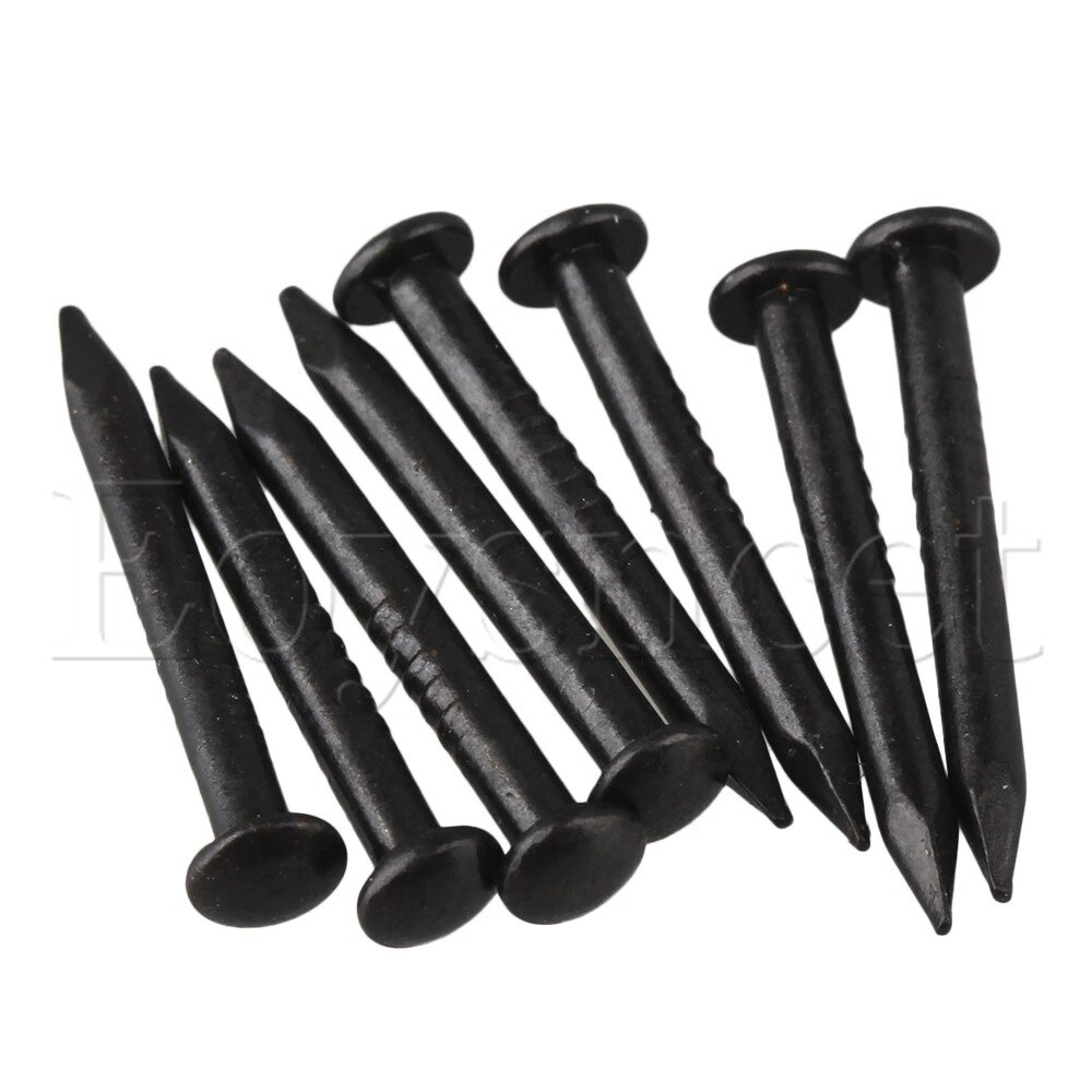 15 x 1.5mm antikk ren kobberskrue med spylehodepakke  of 50 svart