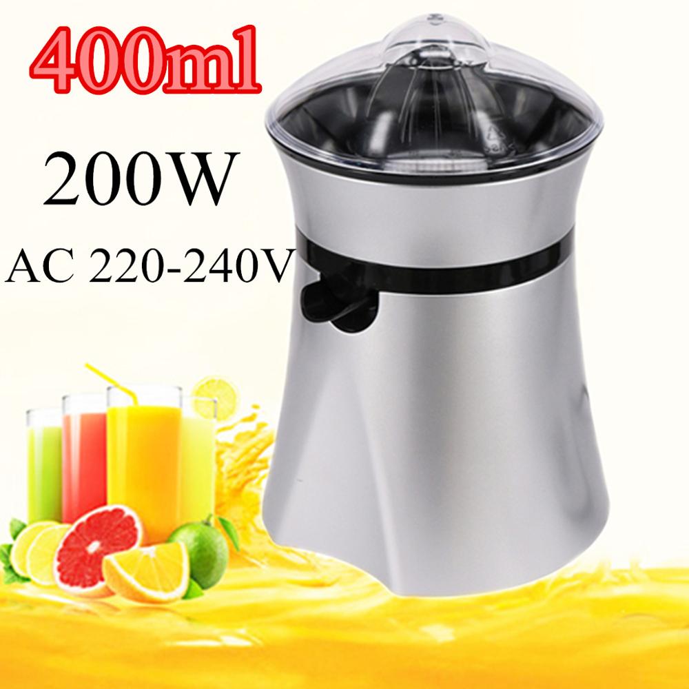 200W Elektrische Juicer Rvs Citrus Oranje Fruit Citruspers Sapcentrifuge Sap Presser Fruit Drinken Machine