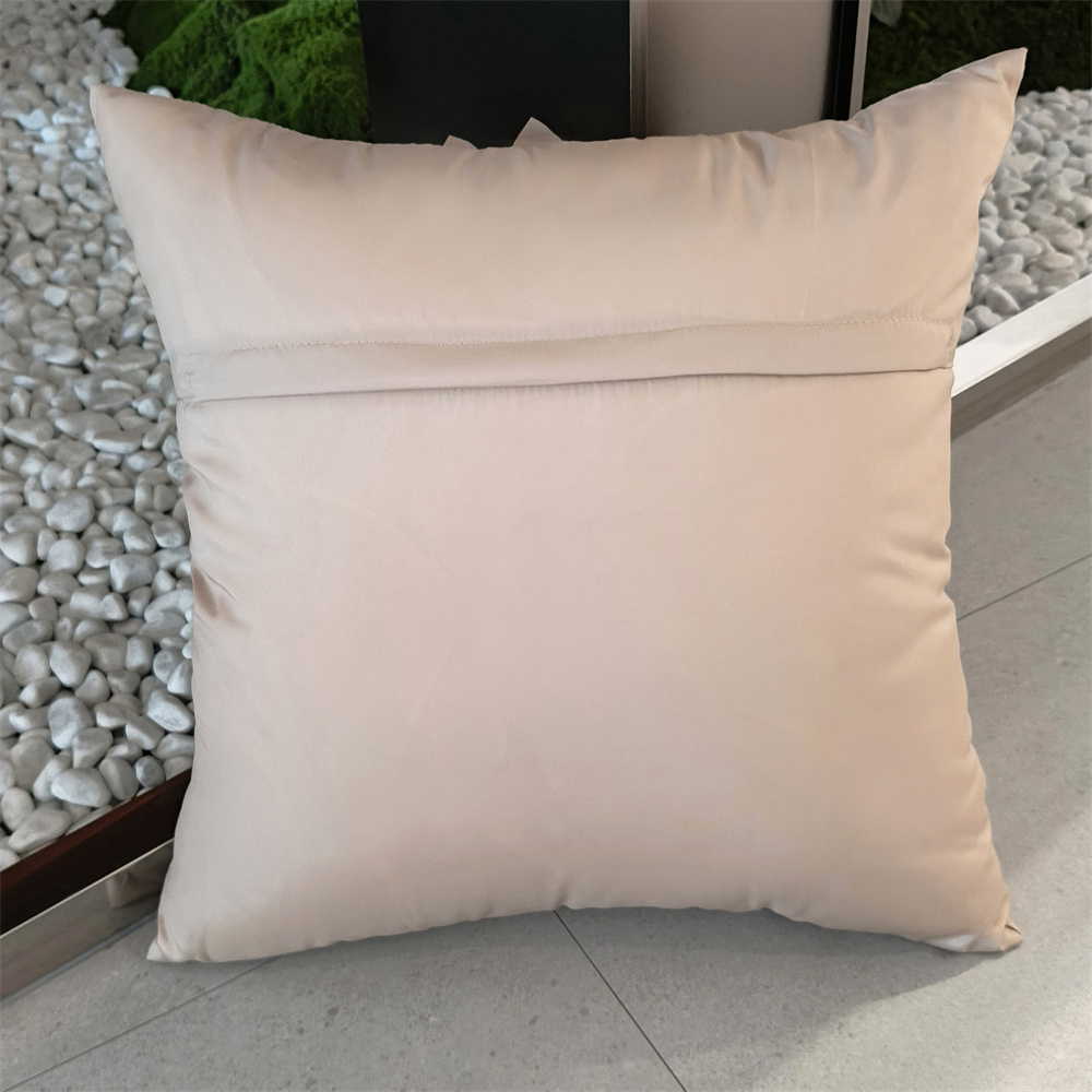 Capas de almofada decorativas bege para sofá 3d girassol capa de almofada luxo artesanal cama sofá bohemia taupe fronha