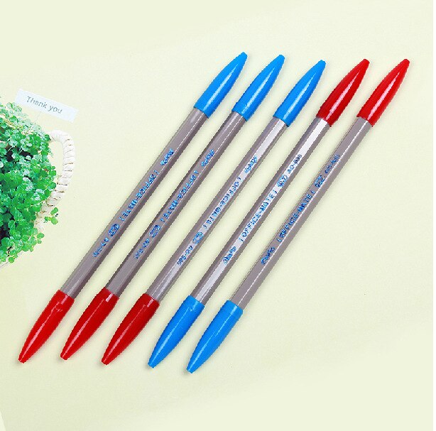 1 Pcs 2 Colors Ball point Pen School Office Supply... – Grandado