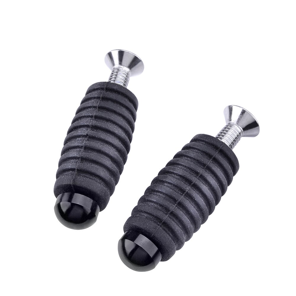 6Mm M6 Remhendel Teen Peg Versnellingspook Toepeg Pedalen Adapter Voor Suzuki Gsx S750 Sv650 Gsx1300r Gsr 600 bandit 600 650 1200 1250: BK