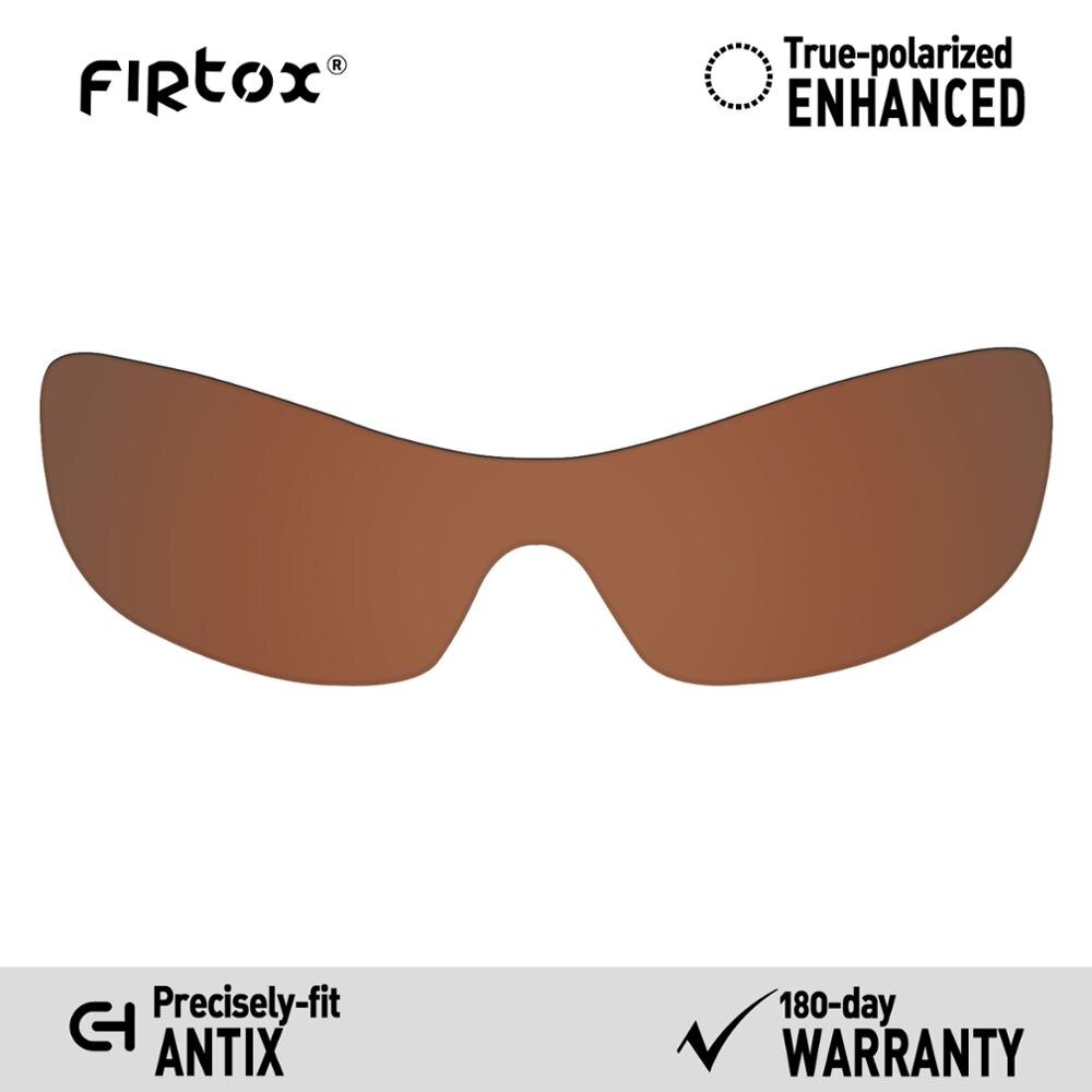 Firtox True UV400 Polarized Lenses Replacement for-Oakley Antix Sunglasses (Compatiable Lens Only) - Multiple Colors: Brown-Polarized