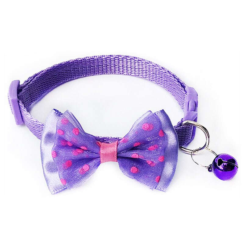Collier à nœud papillon pour chat, accessoires pour animaux de compagnie, réglable, pour petits chiens, chiot, chaton, fournitures de mariage: color 5
