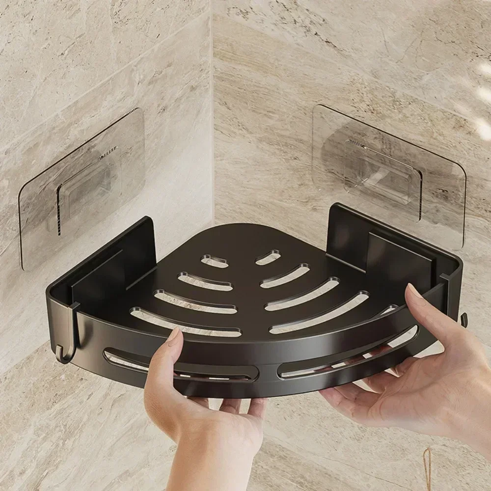 Soporte para champú para baño, estantes adhesivos para ducha, almacenamiento sin taladro, soporte para toallas esquineras, estantes para Baño, 3/2/1 Uds.