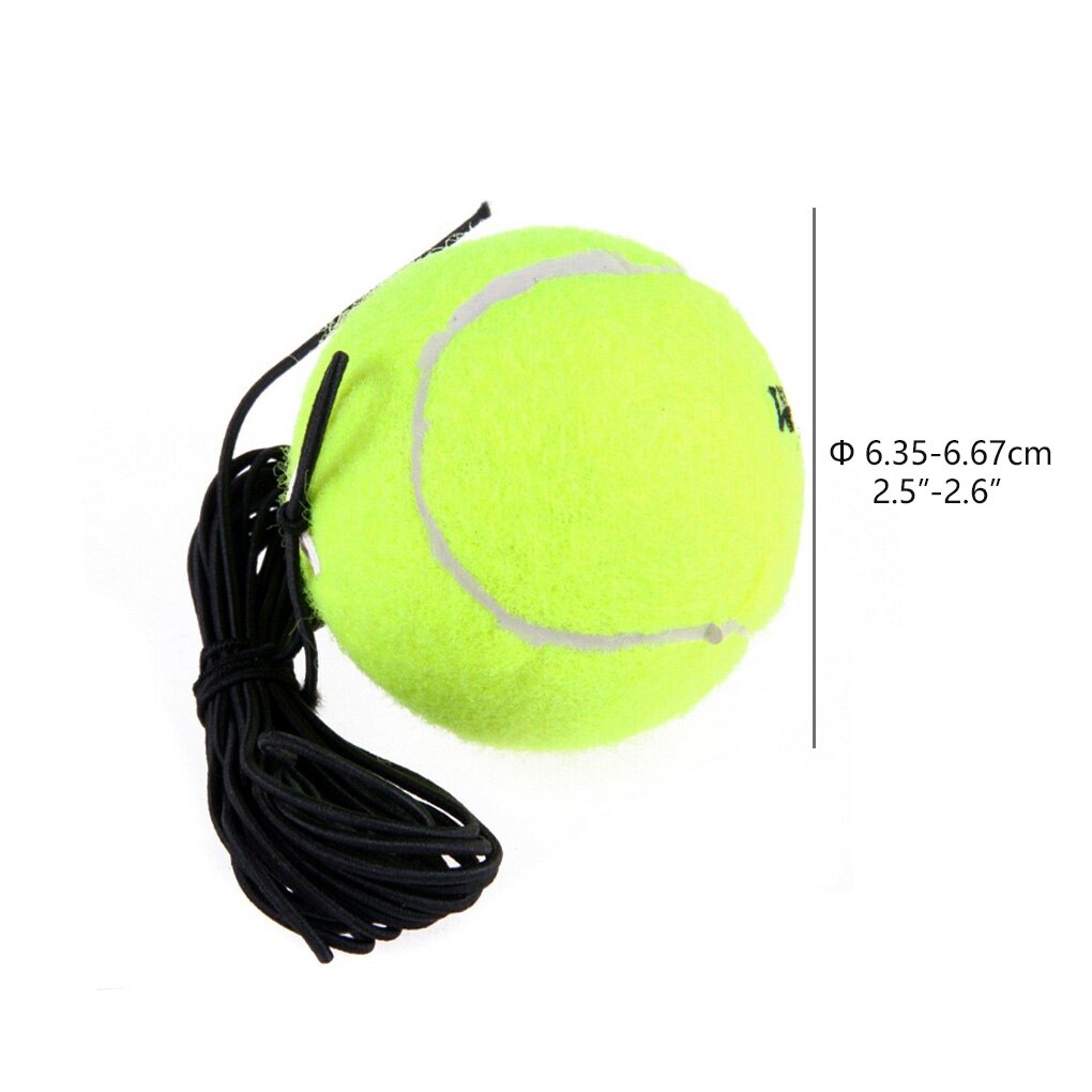 Indoor Enkele Persoon Tennis Training Elastische Touw Bal Rebound Tennis Trainer Draagbare Bal Rubber Tennis Plus Touw Accessoires